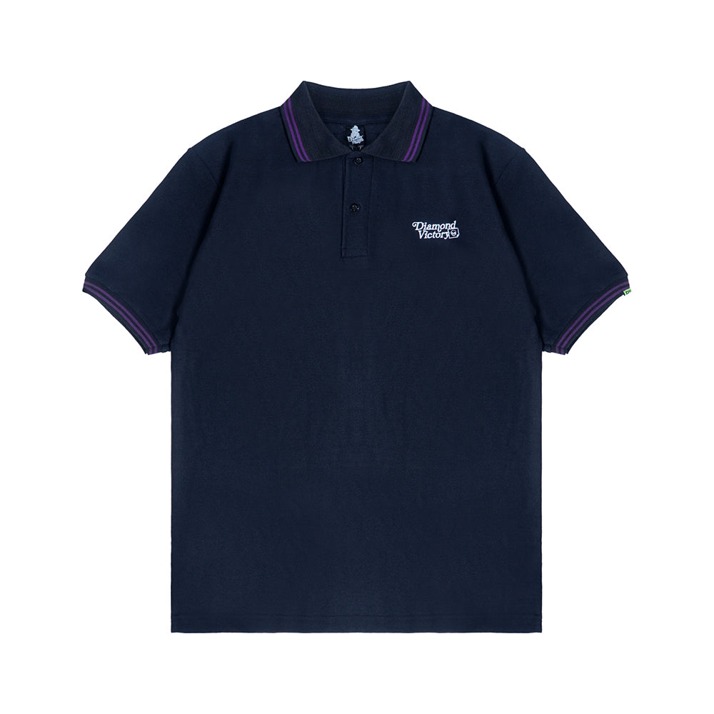 FERDY PURPLE BLACK POLOSHIRT