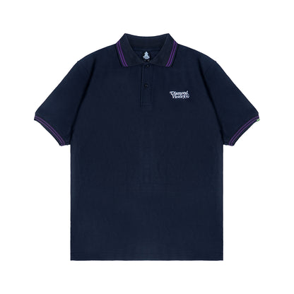 FERDY PURPLE BLACK POLOSHIRT