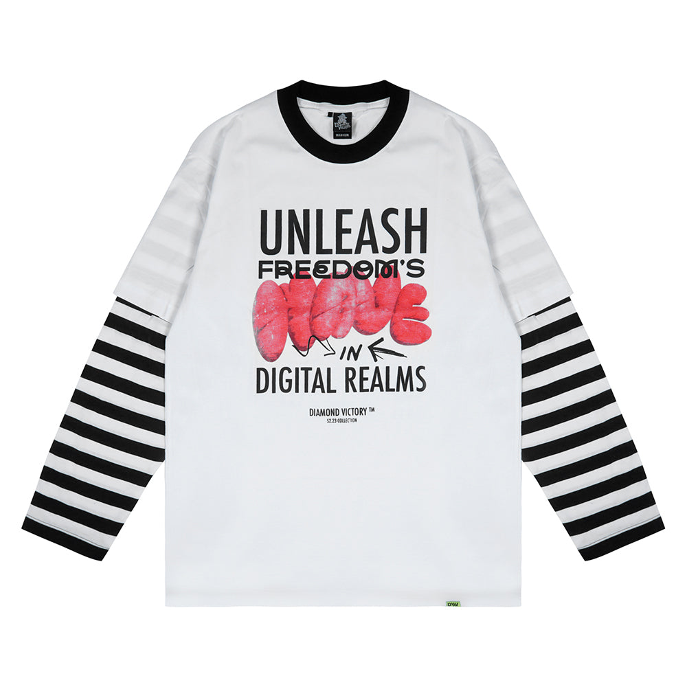 UNLEASH WHITE LONGSLEEVE