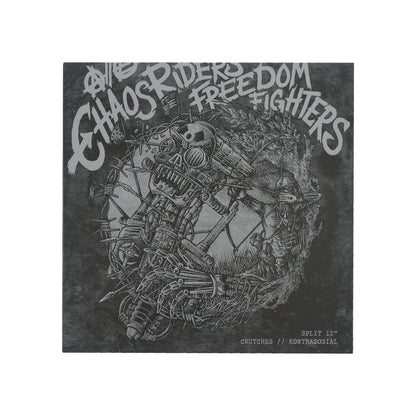 CRUTCHES x KONTRASOSIAL - CHAOS RIDERS FREEDOM FIGHTERS SPLIT LP 12&quot; VINYL