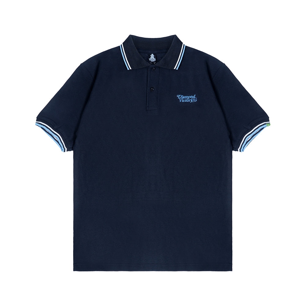 FERDY BLUE BLACK POLOSHIRT