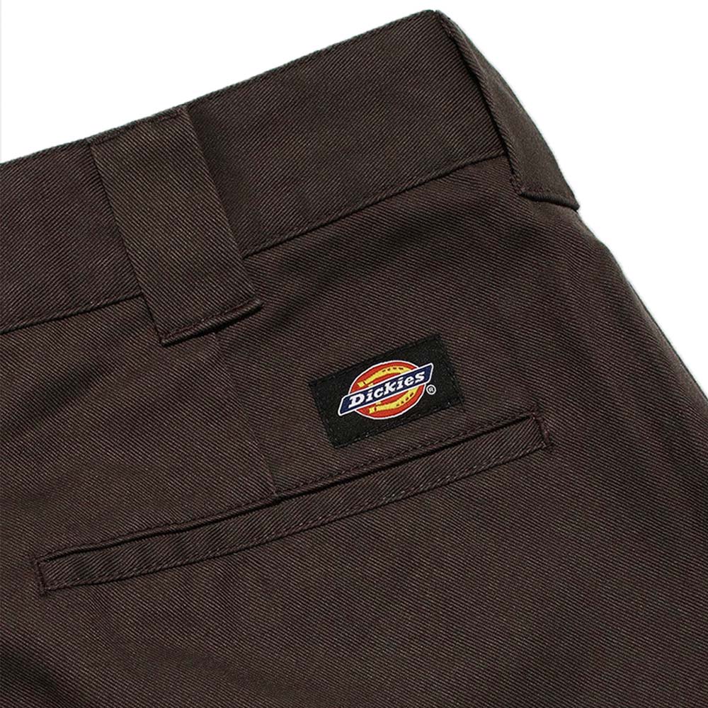 WE872 CHOCOLATE BROWN SLIM TAPERED PANTS