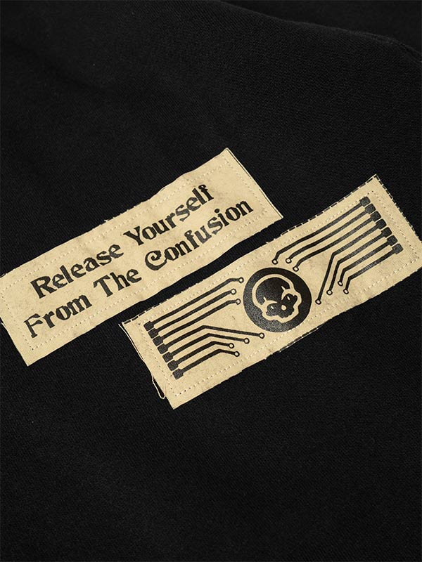 YOURSELF WOF BLACK CREWNECK