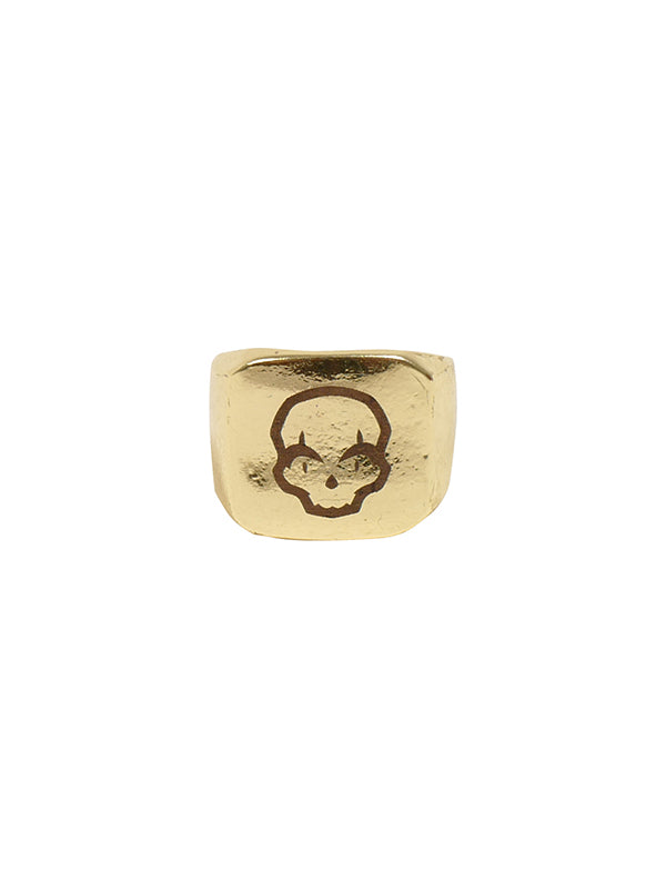 SKULL HEAD GOLD RING