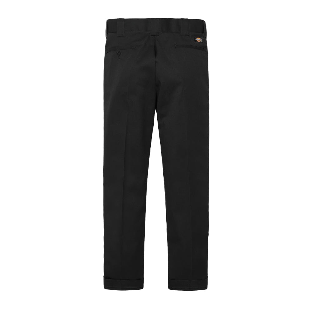 WE872 BLACK SLIM TAPERED PANTS
