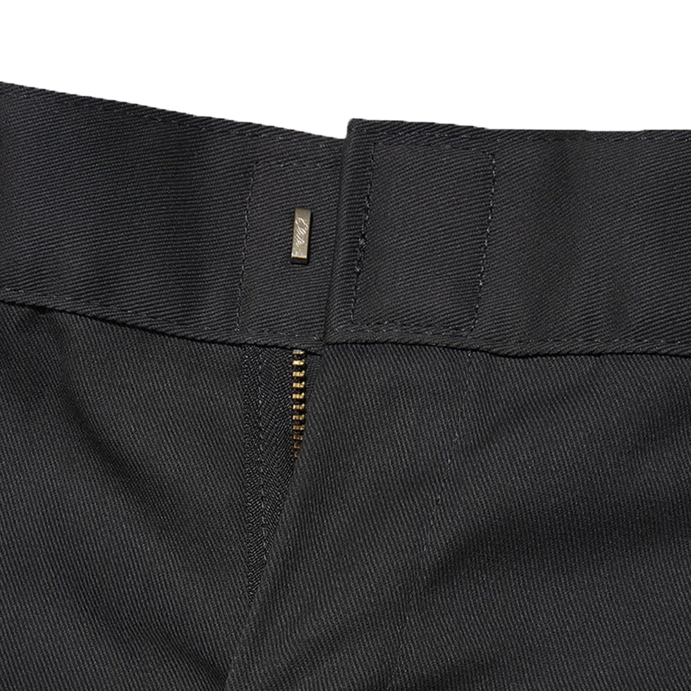 WE872 BLACK SLIM TAPERED PANTS
