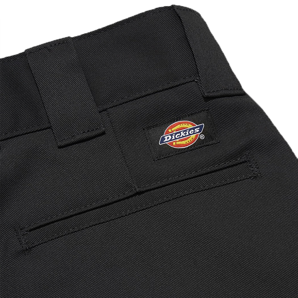 WE872 BLACK SLIM TAPERED PANTS