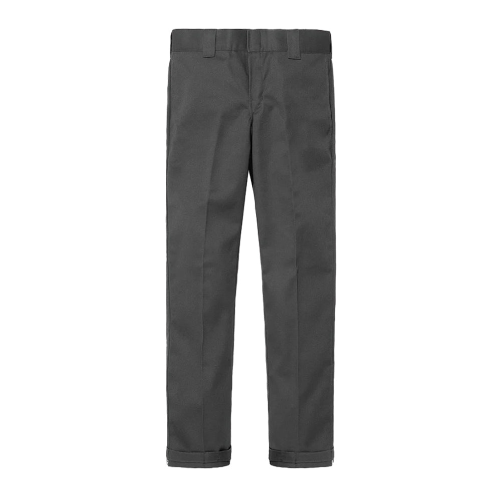 WE872 CHARCOAL SLIM TAPERED PANTS