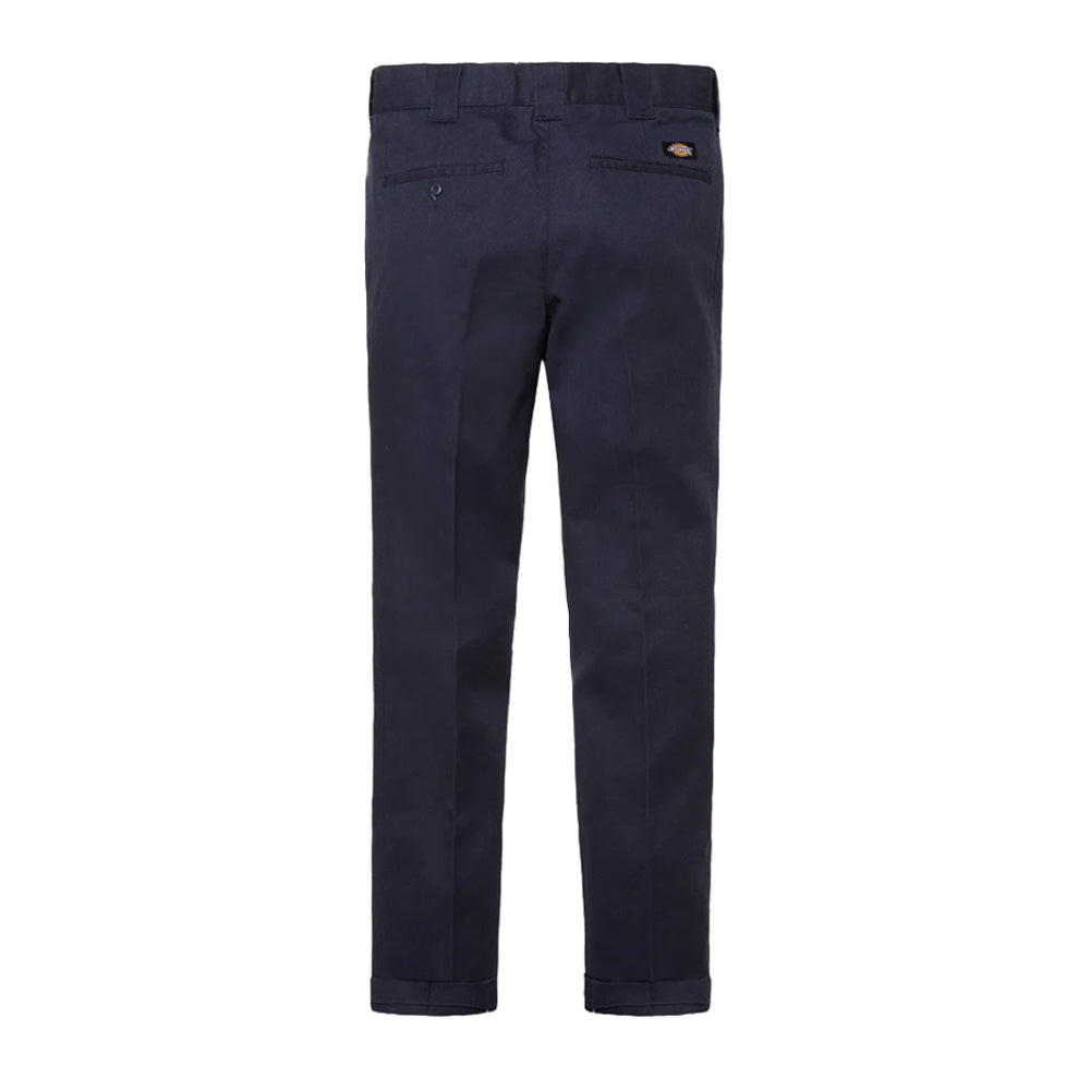 WE872 DARK NAVY SLIM TAPERED PANTS