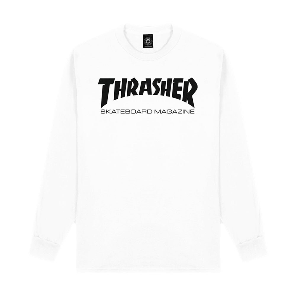 SKATE MAG WHITE LONGSLEEVE