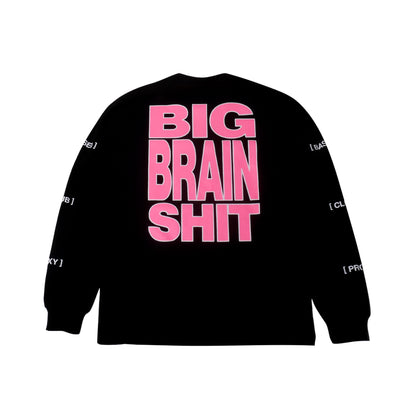 BRAIN BLACK LONGSLEVEE
