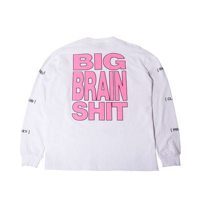 BRAIN WHITE LONG SLEVEE
