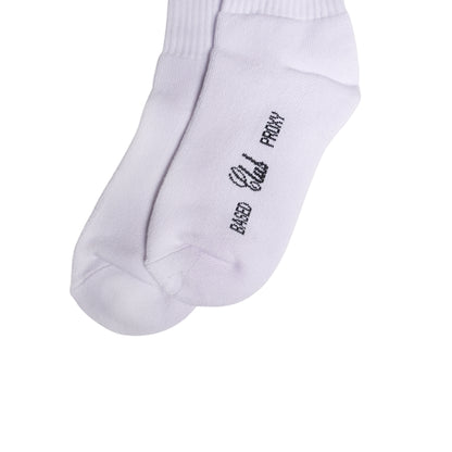I KNOW SOCKS WHITE