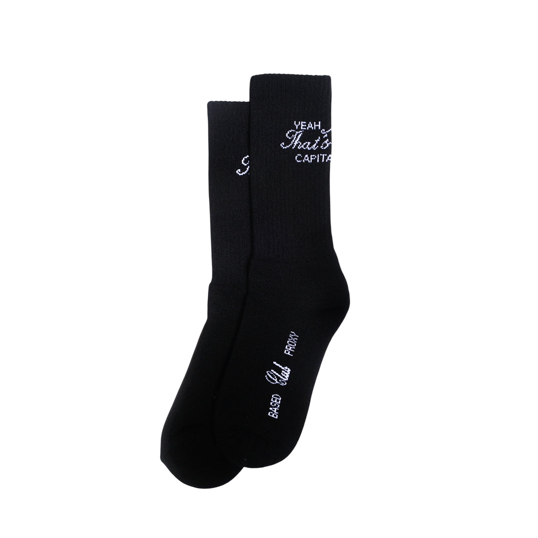 I KNOW SOCKS BLACK