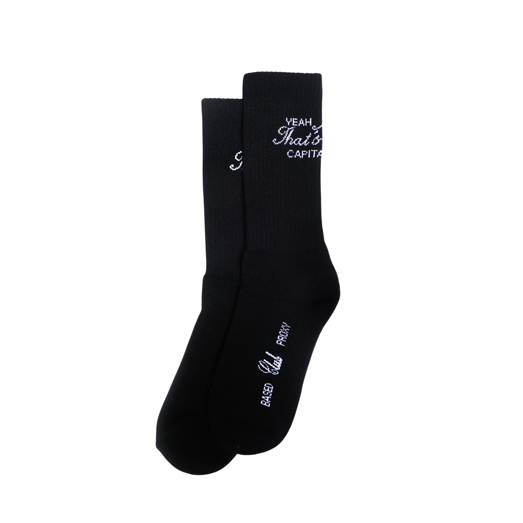I KNOW SOCKS BLACK