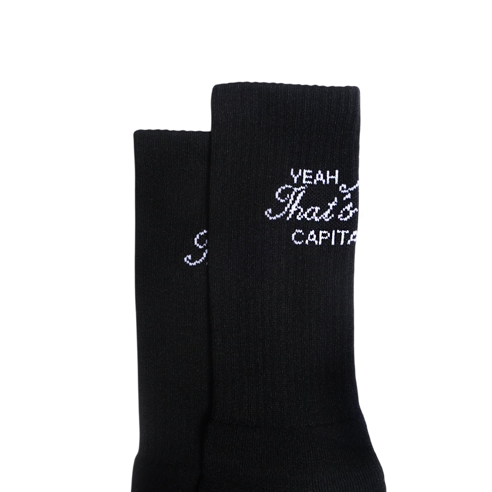 I KNOW SOCKS BLACK