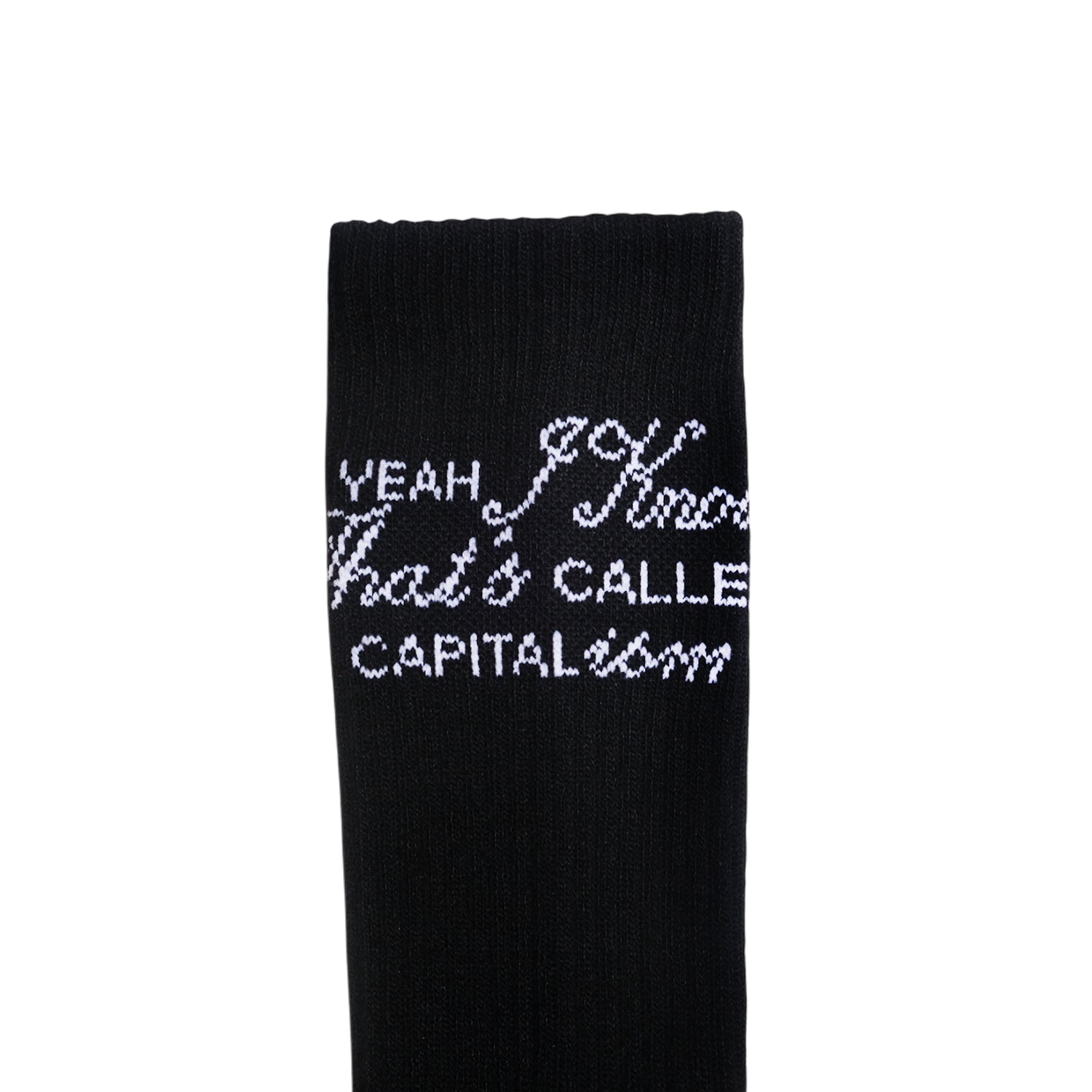 I KNOW SOCKS BLACK