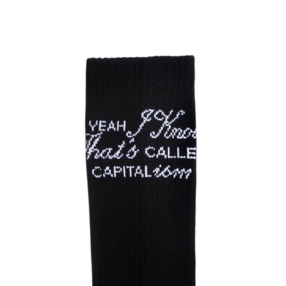 I KNOW SOCKS BLACK