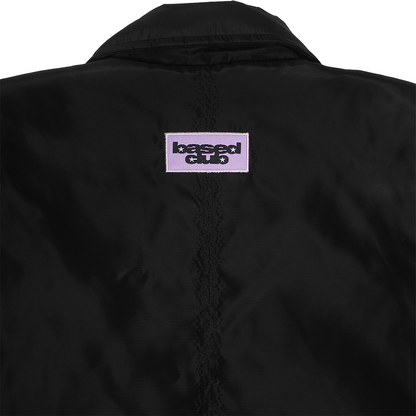 BOW BLACK BOMBER JACKET