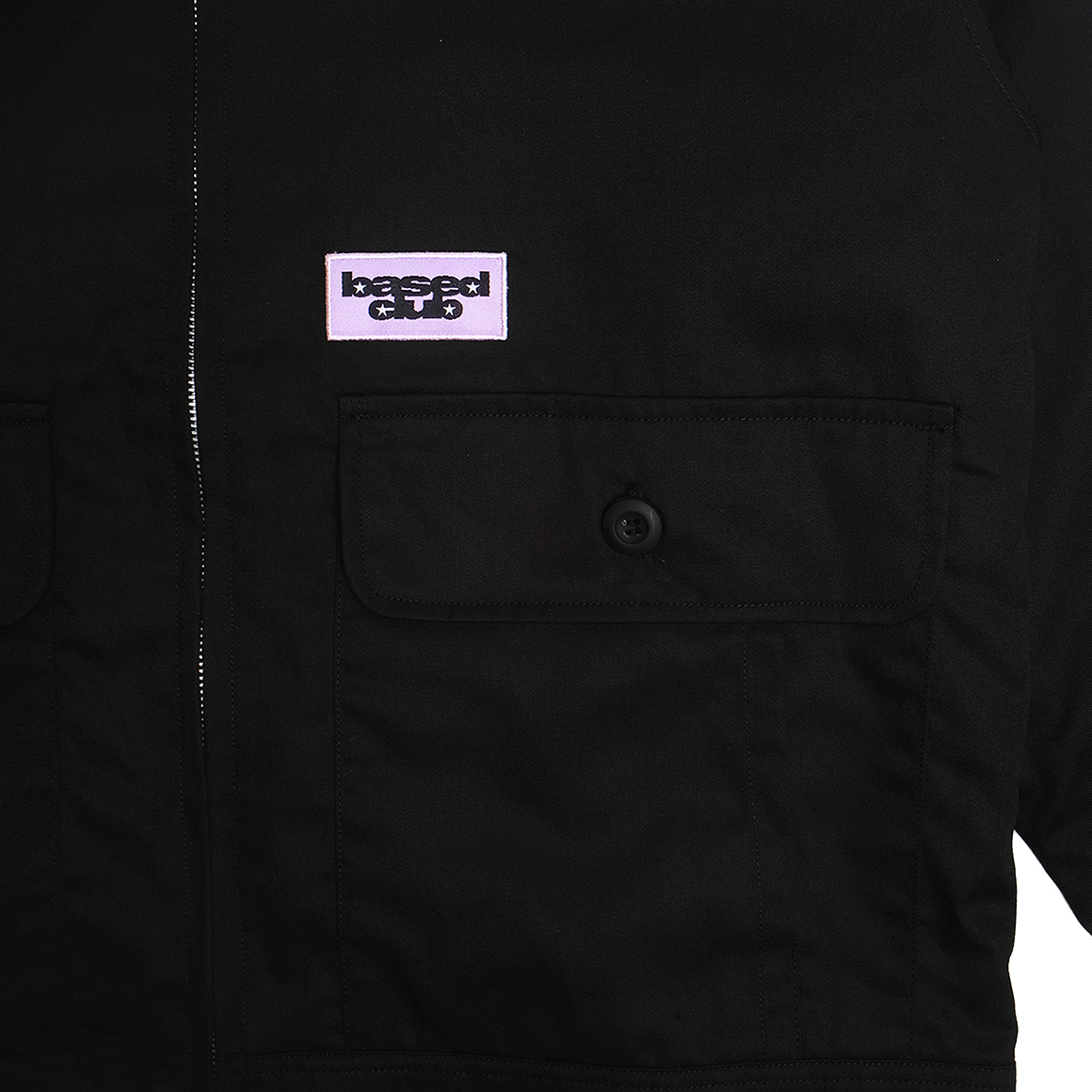 SLUG BLACK TWILL WORK JACKET