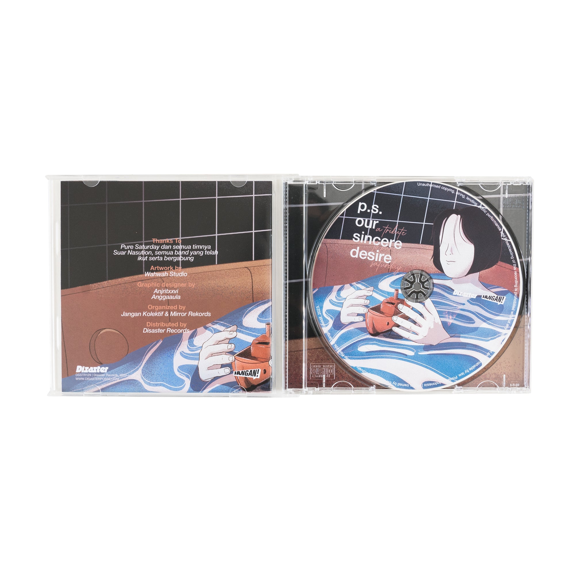 P.S OUR SINCERE DESIRE - TRIBUTE TO PURE SATURDAY CDs
