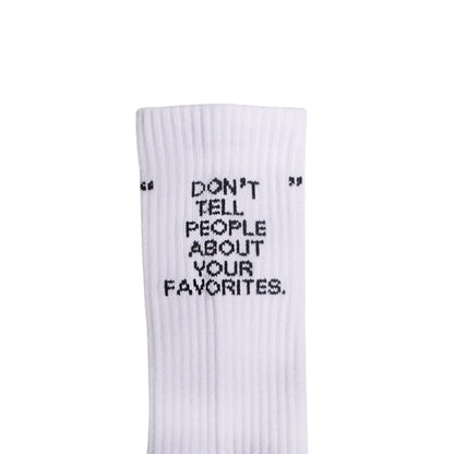 FAVORITES SOCKS WHITE