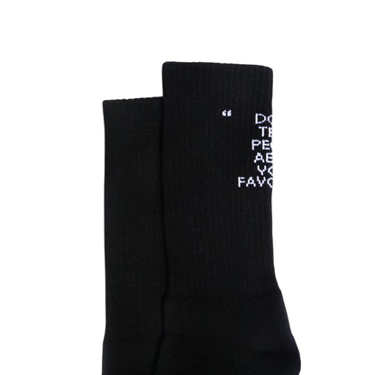 FAVORITES SOCKS BLACK