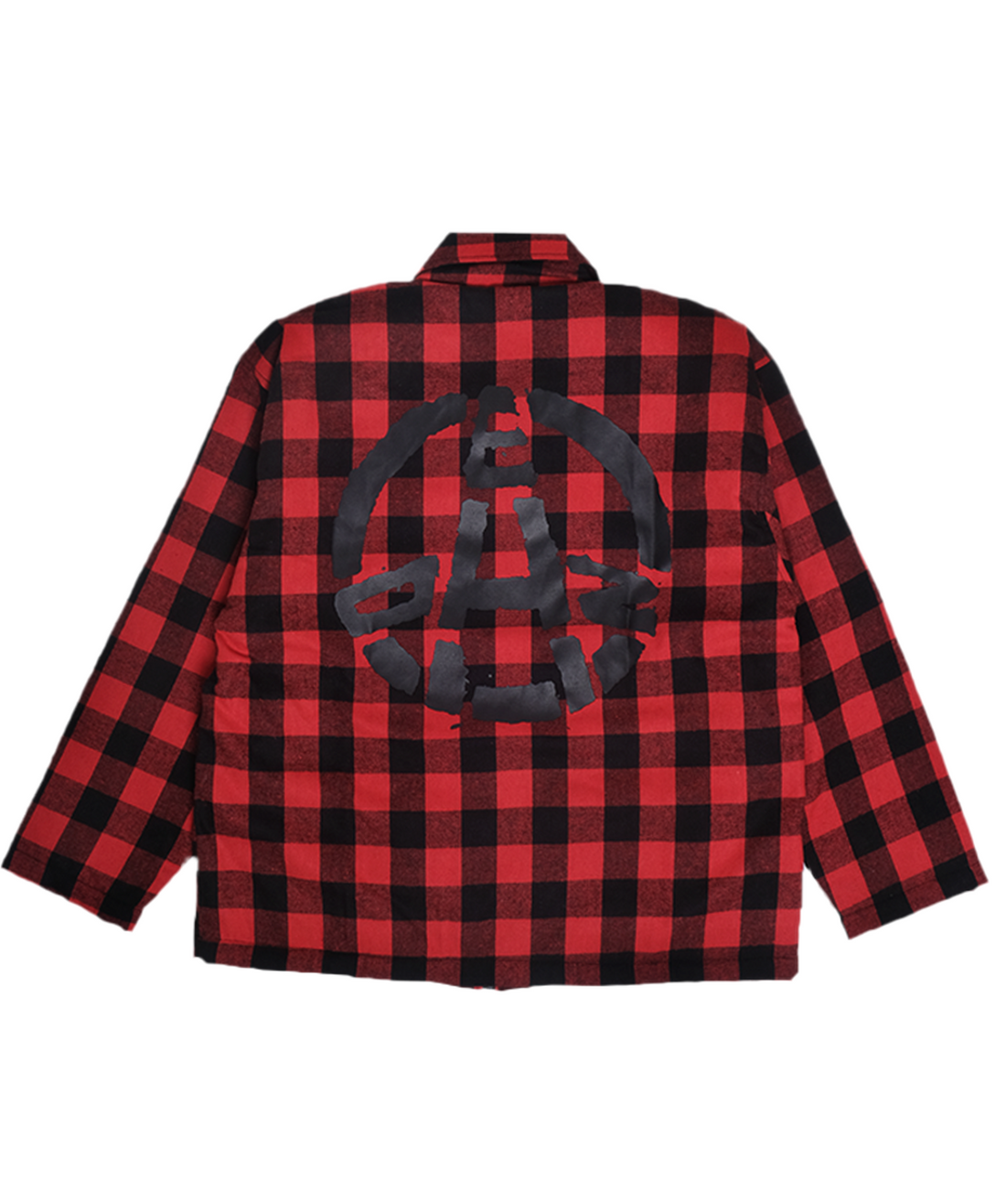 GZ BRUSH RED BLACK WORK SHIRT JACKET