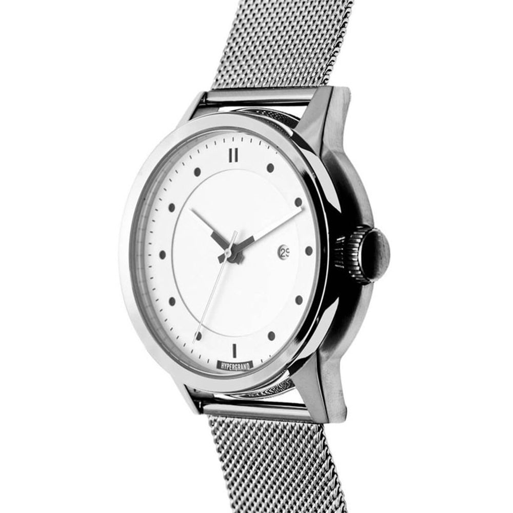 MAVERICK 44 3HD CHRONO SILVER WHITE WATCH