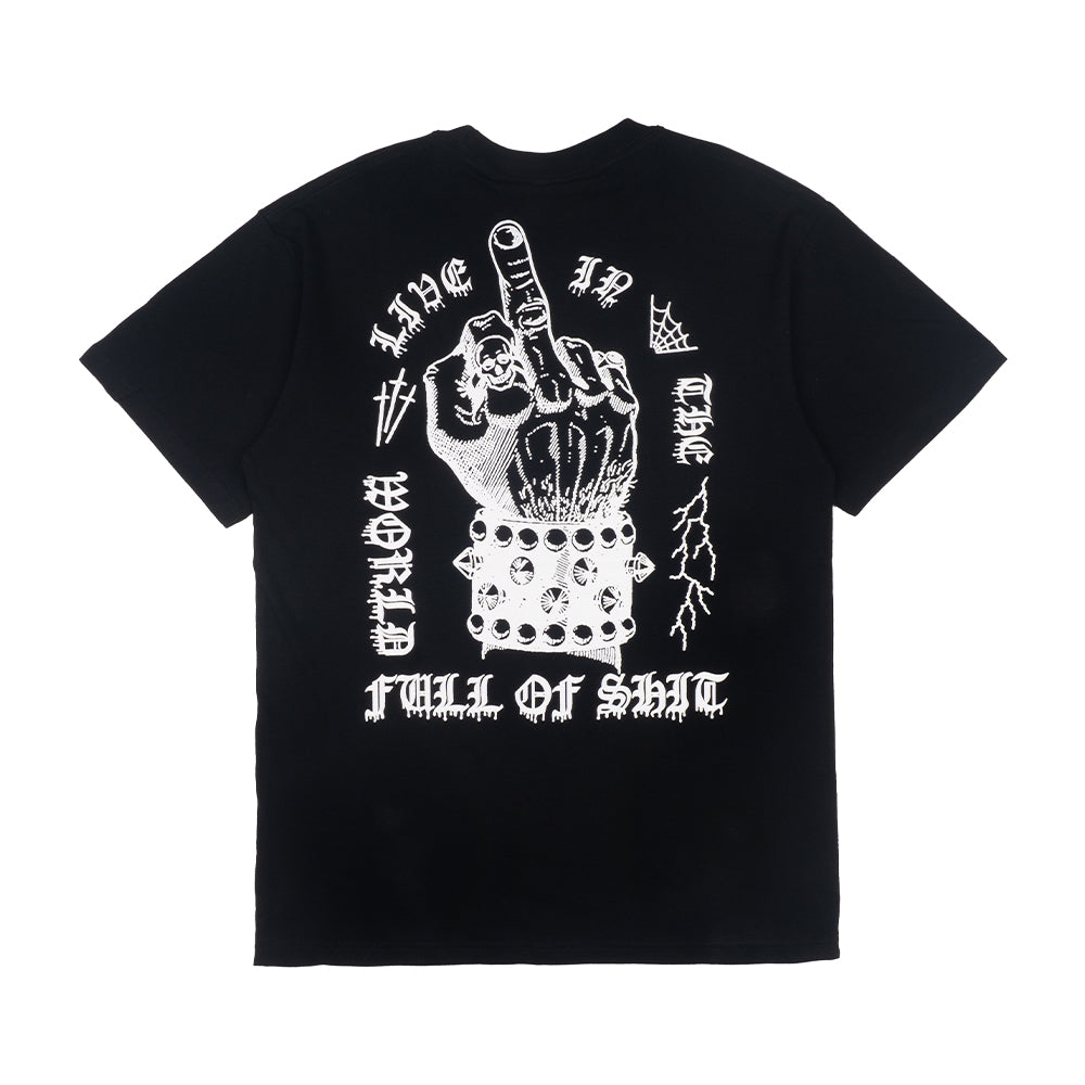 MIDDLE FINGER BLACK