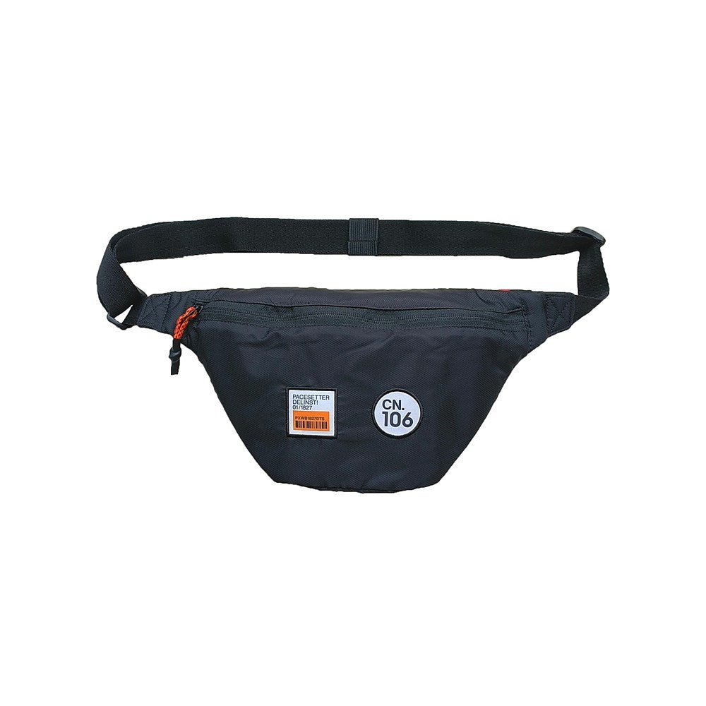 P-106 WB BLK PRCT PAC BLACK WAIST BAG