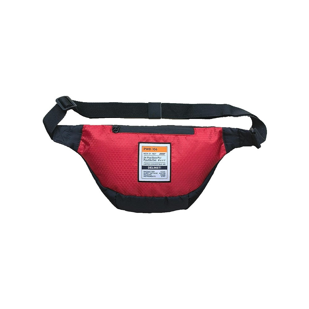 P-106 WB BLK PRCT PAC BLACK WAIST BAG