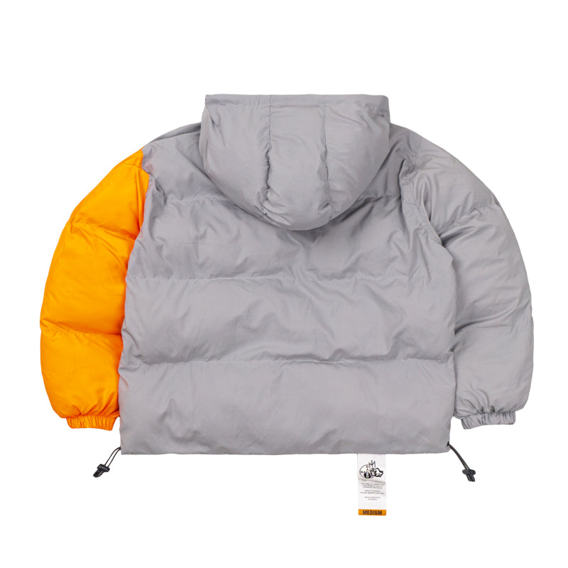 UNTIDY GREY PUFFER JACKET