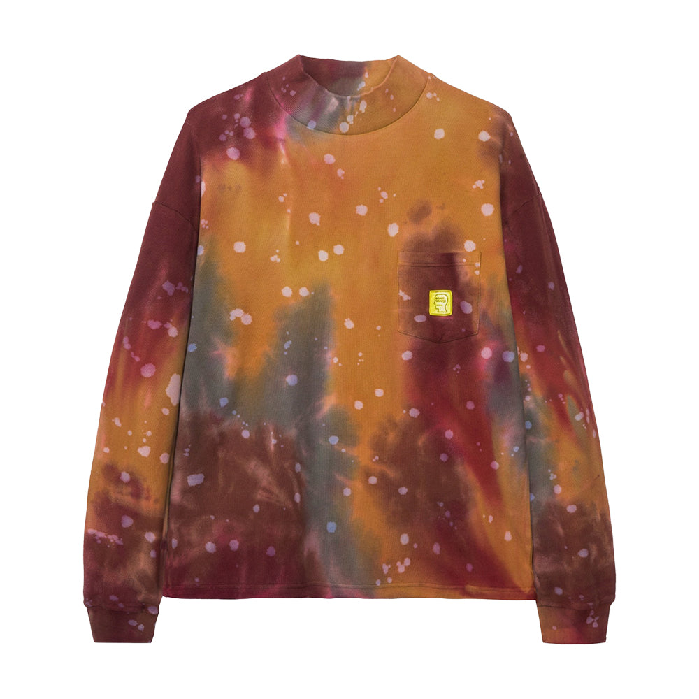 BRAIN DEAD PIQUE MOCK NECK LS