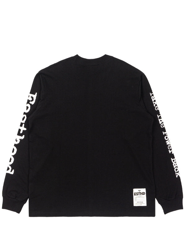 TAKE THE POWER BLACK LONGSLEEVE