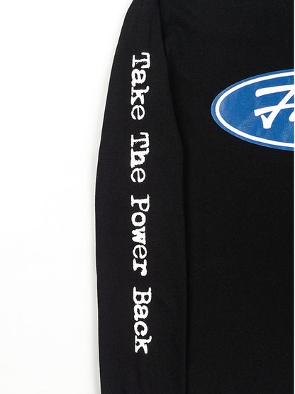 TAKE THE POWER BLACK LONGSLEEVE