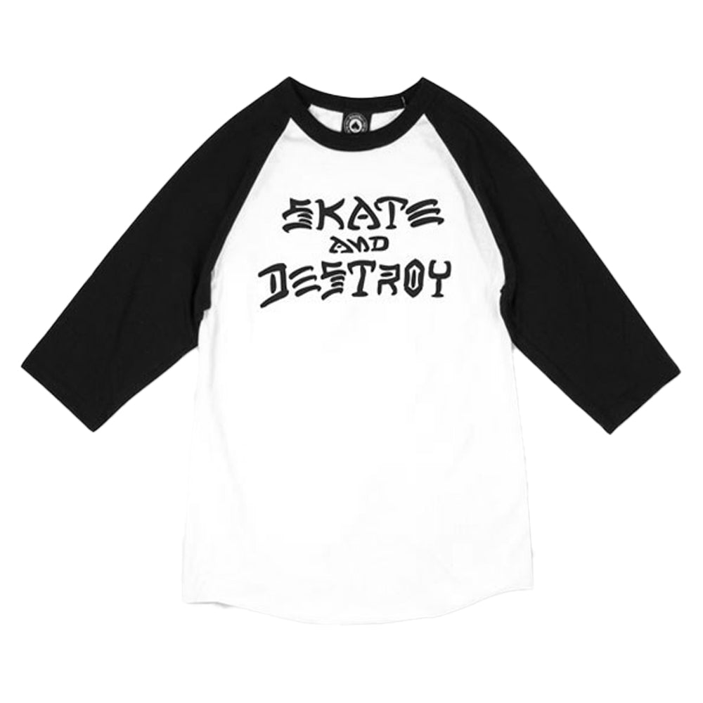 SAD WHITE BLACK RAGLAN