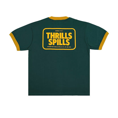 TS 24 SPILLS PAC DARK GREEN RINGER TEE