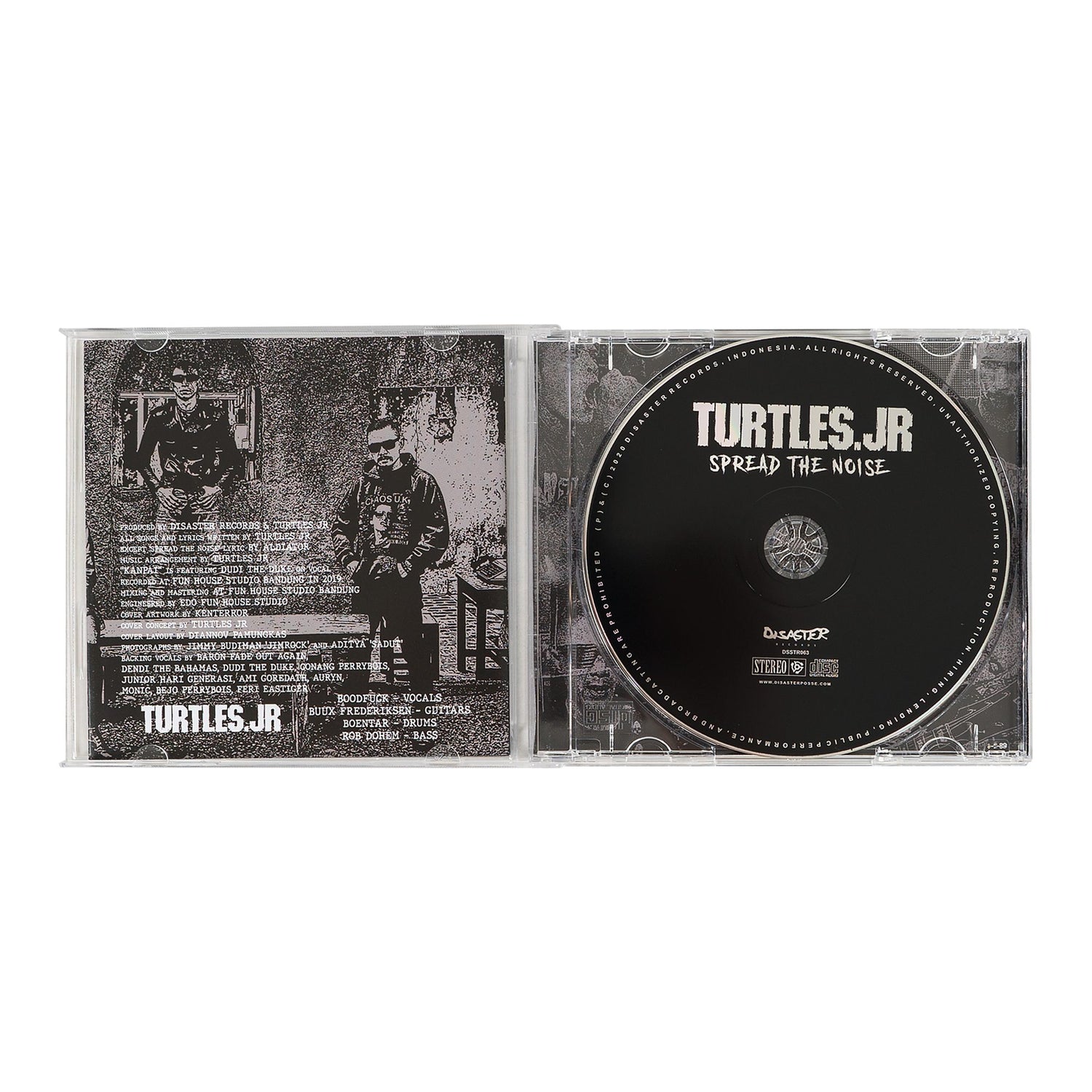 TURTLES JR - SPREAD THE NOISE LP CDs