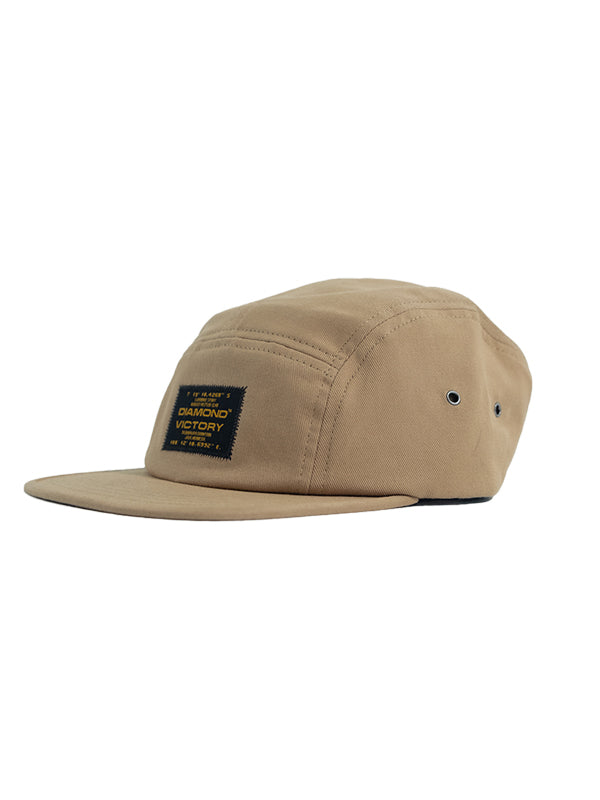 DOWNTOWN KHAKI 5 PANEL CAP