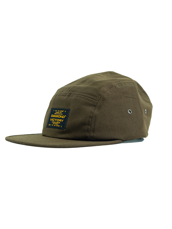 DOWNTOWN OLIVE 5 PANEL CAP