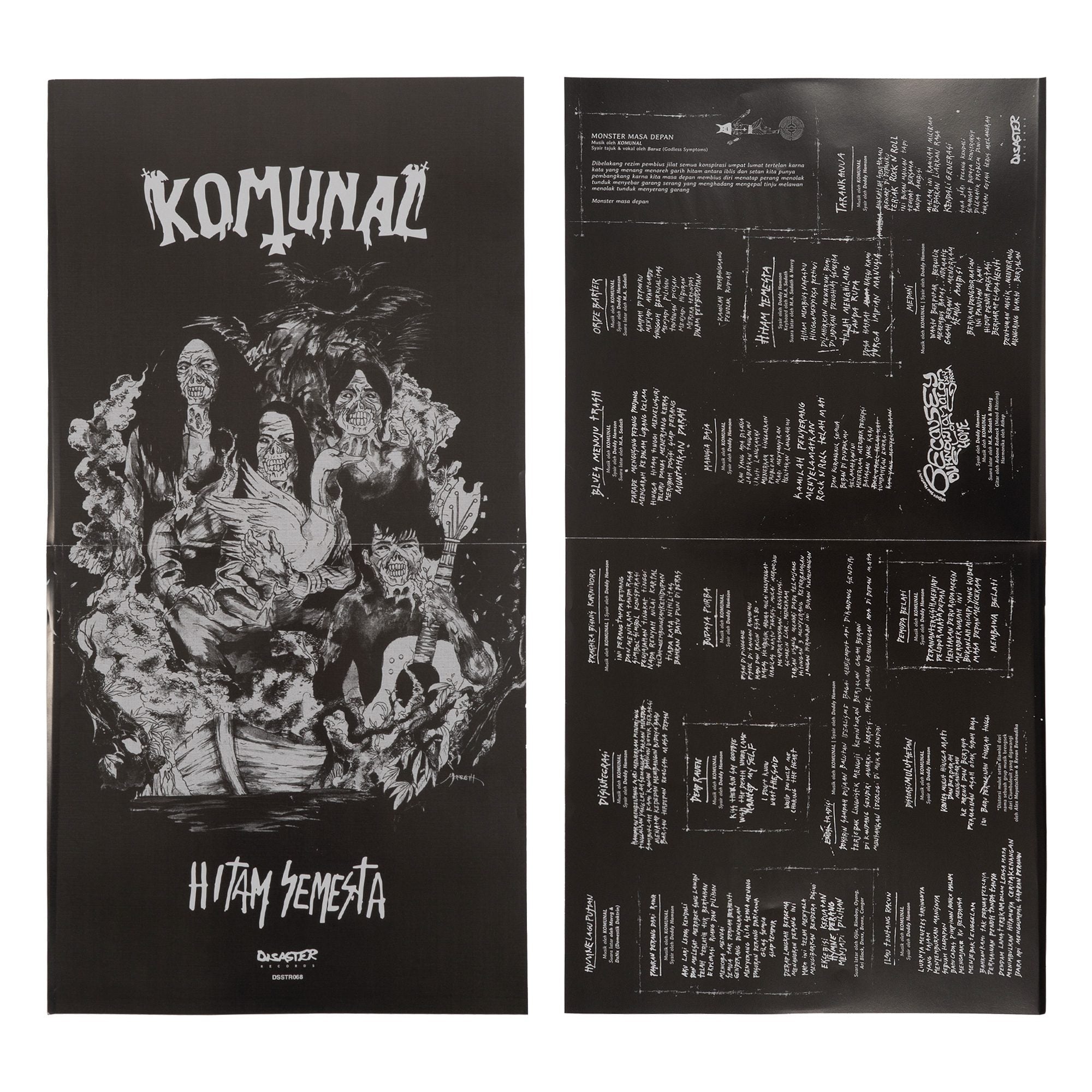 KOMUNAL - HITAM SEMESTA 2x LP 12&quot; VINYL