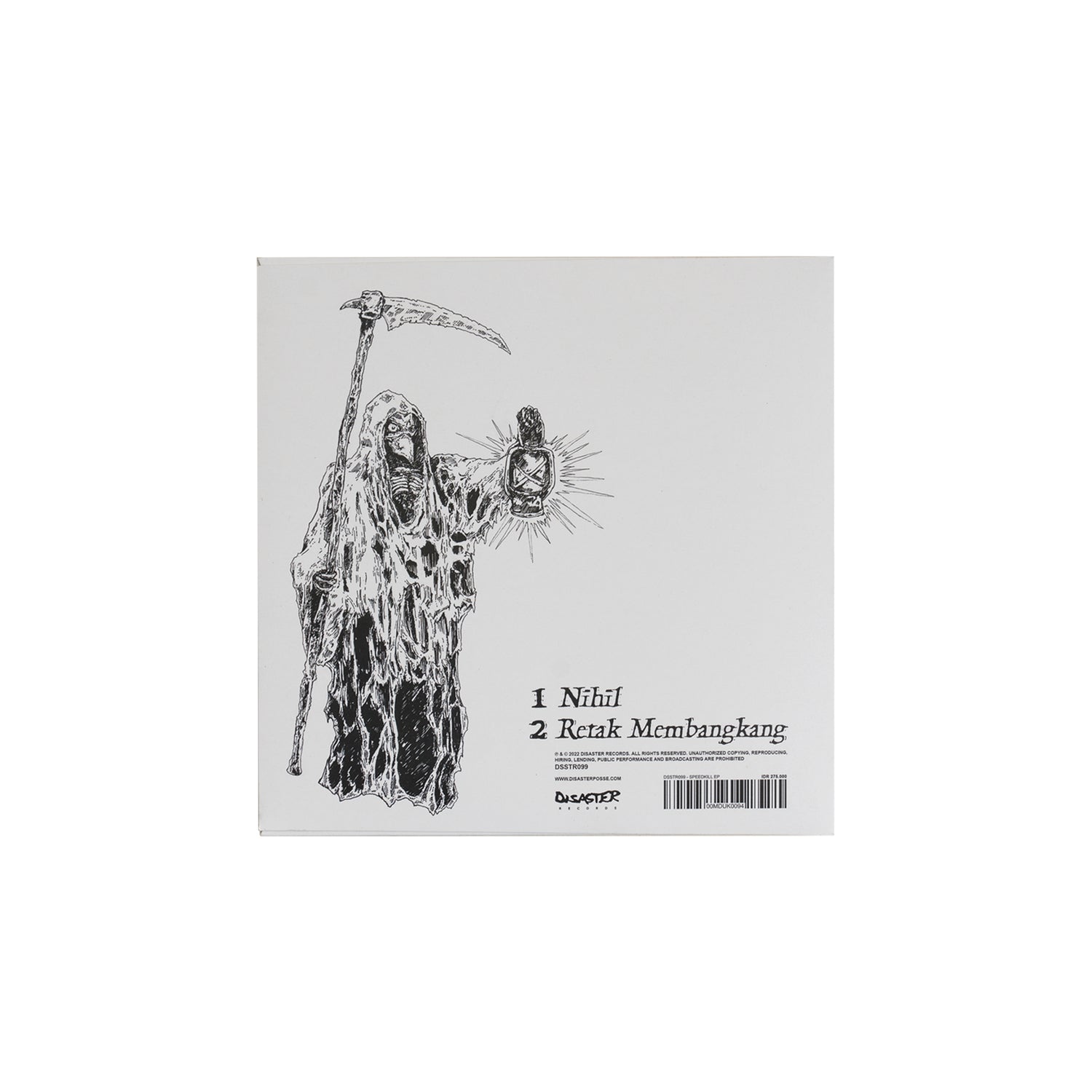 SPEEDKILL - NIHIL / RETAK MEMBANGKANG 7&quot; VINYL